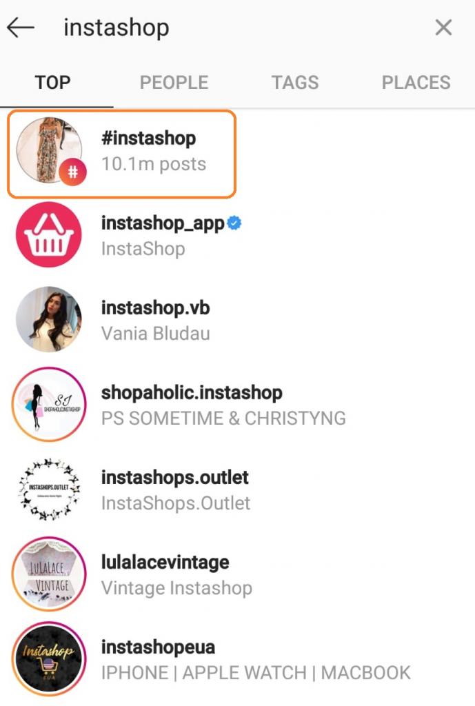 popular hashtags used to find new products
